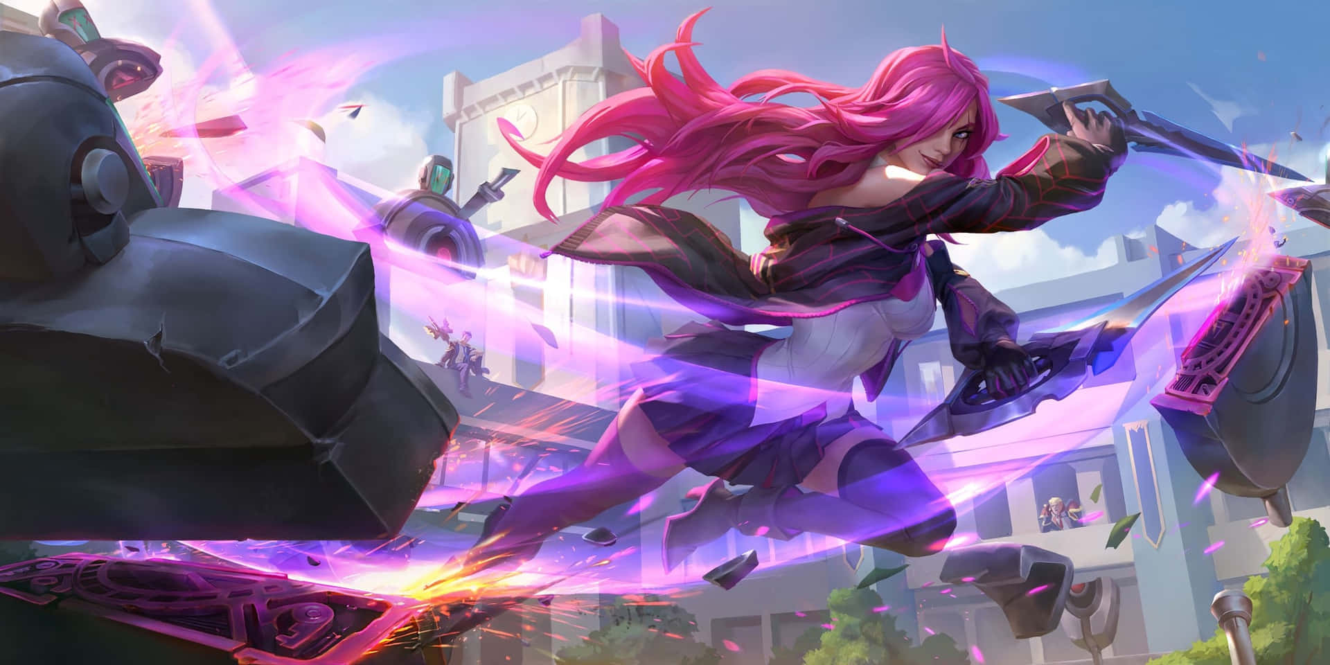 Battle Ready Katarina Leagueof Legends Background