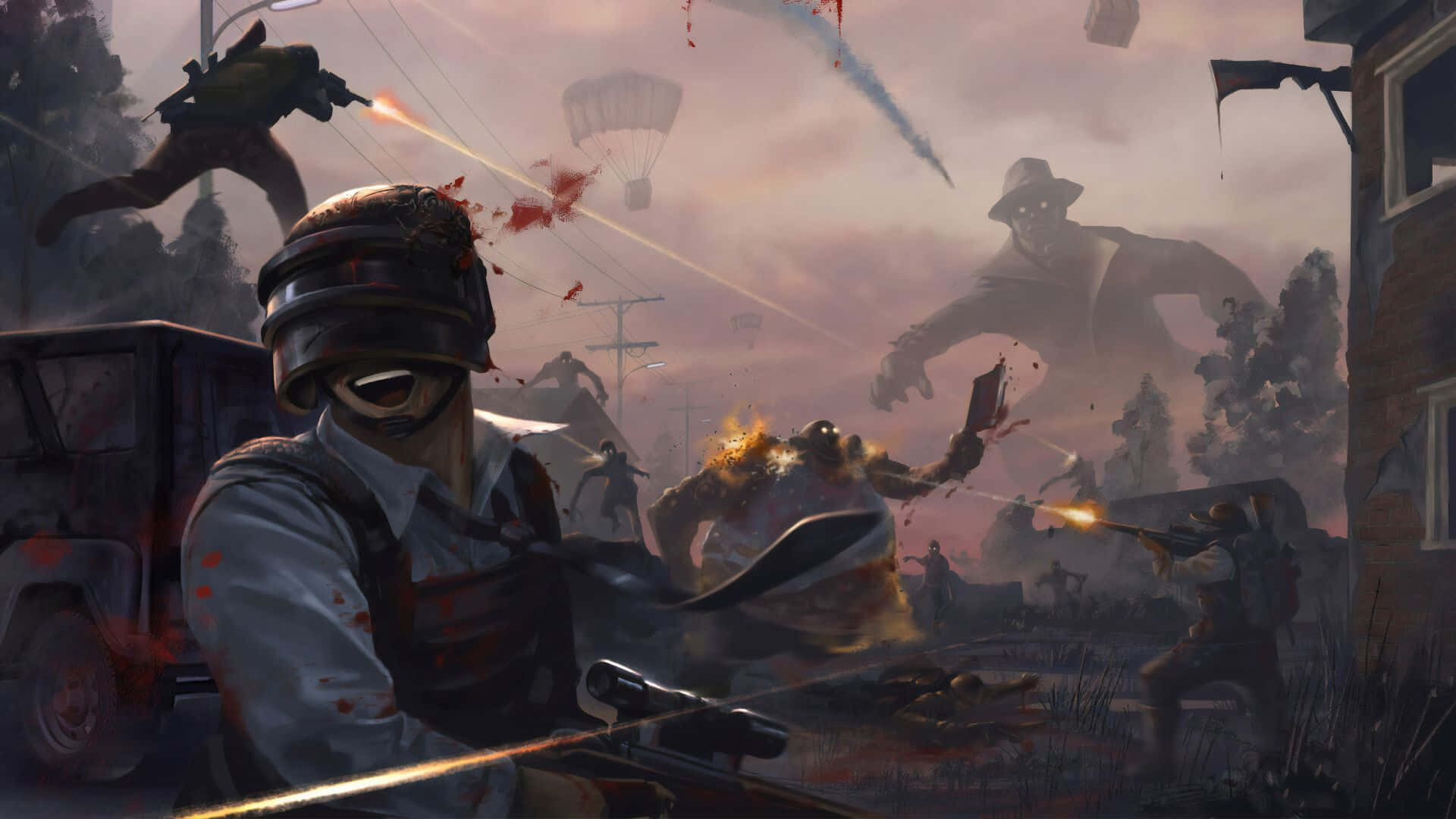 Battle Scene With Creatures Pubg 1920x1080