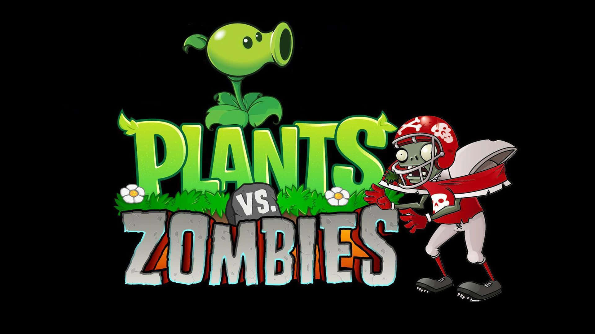 Battle The Undead Hordes In Plants Vs Zombies! Background