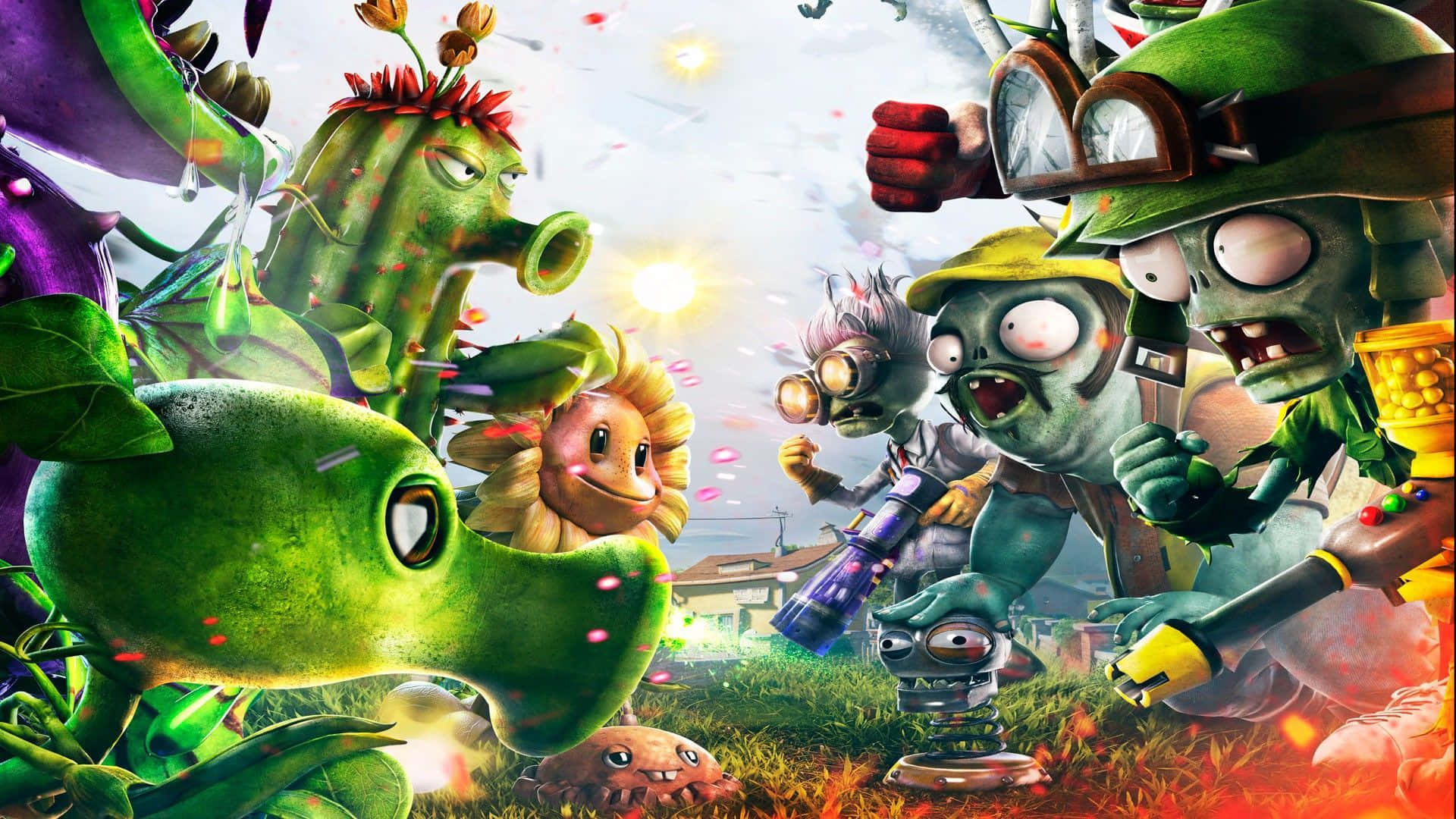 “battle The Zombies With Your Plants.” Background