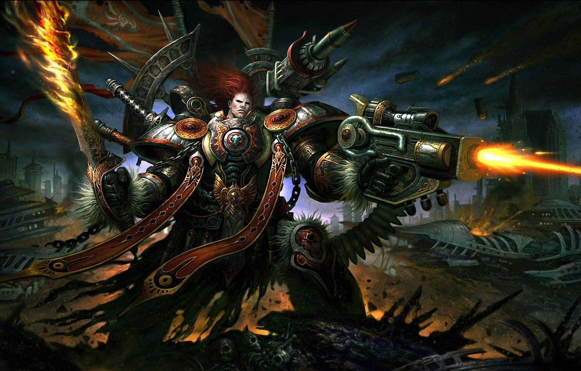 Battle Warrior Warhammer Background