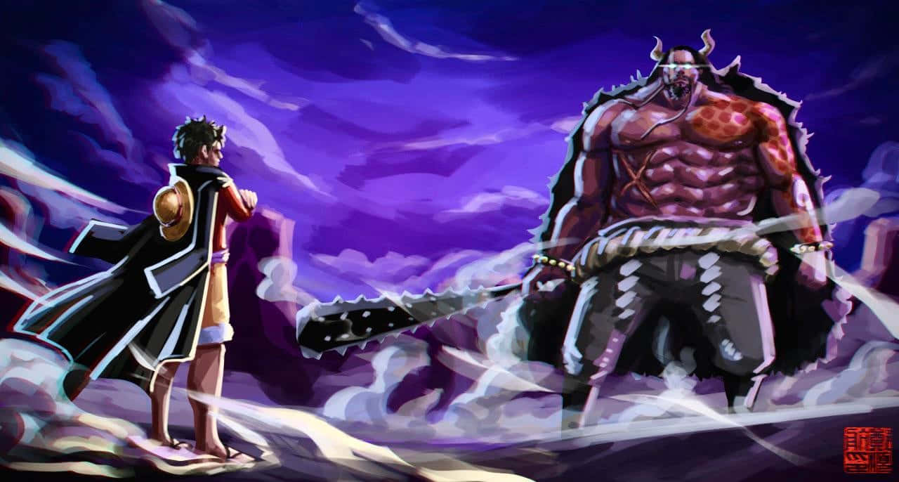 Battle With Kaido, The Ruler Of The Beasts Background