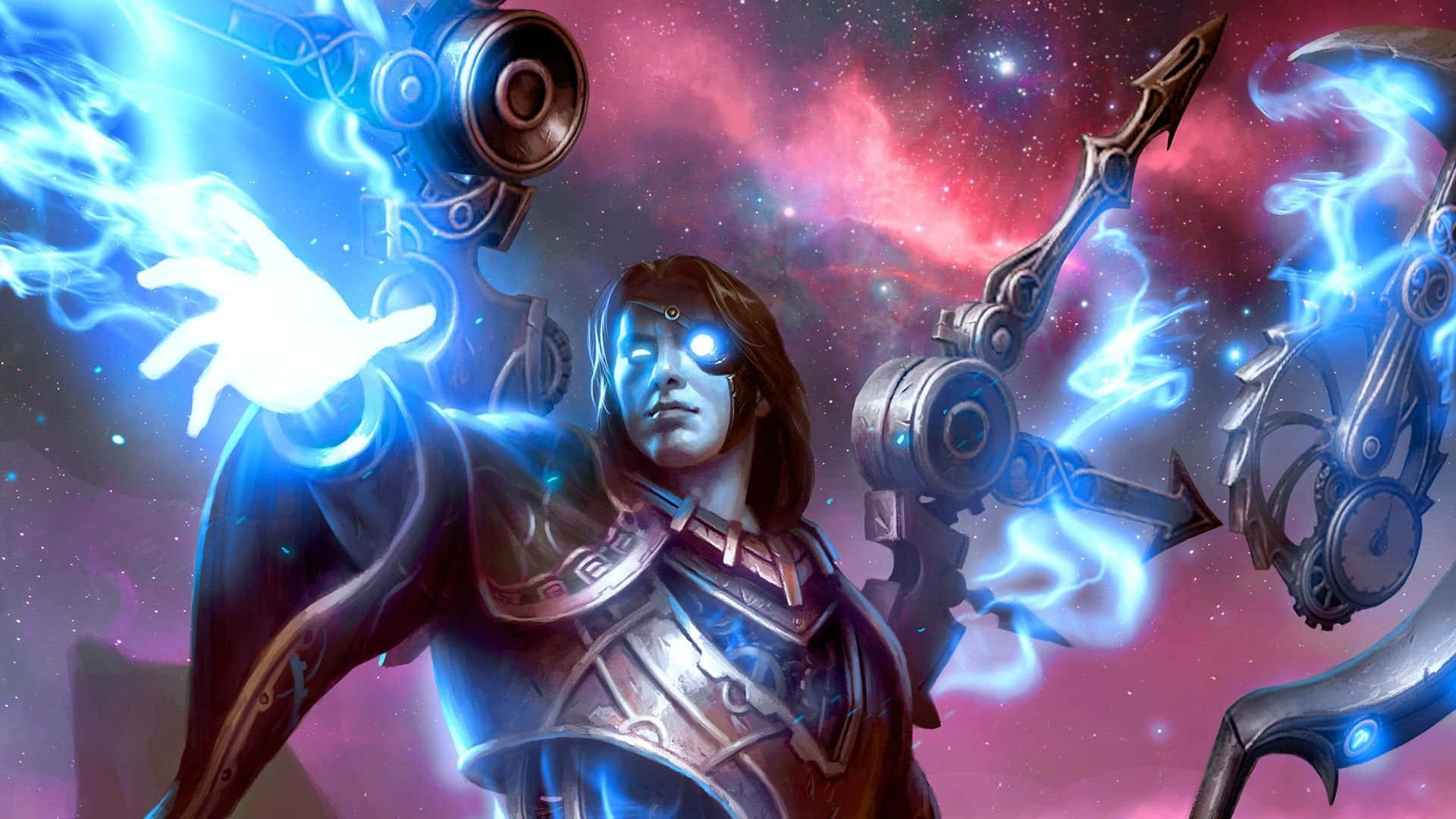 Battle Your Favorite Gods In The Thrilling Moba Game Smite. Background