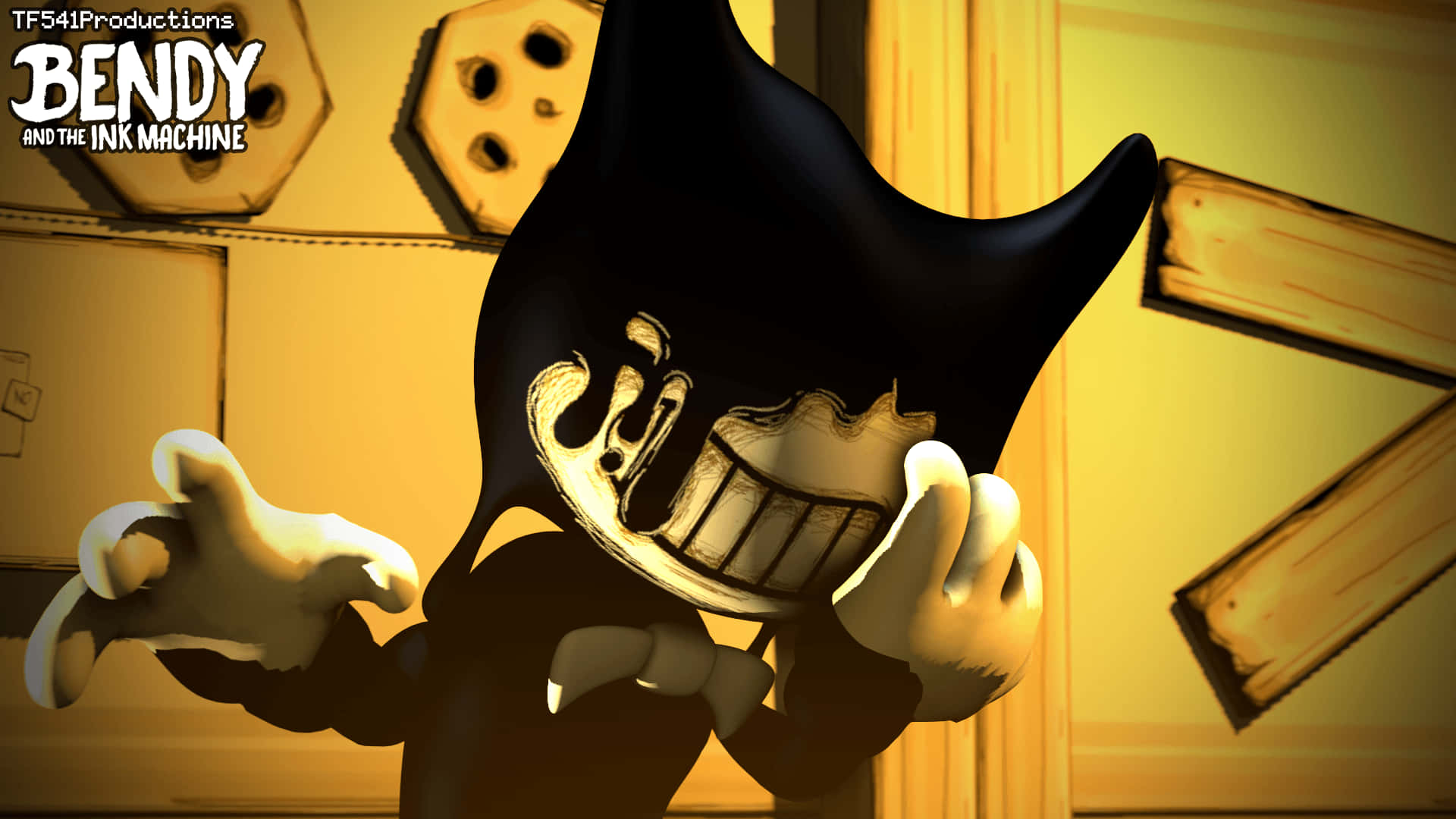 Battle Your Way Through The Depths Of Bendy And The Ink Machine Background