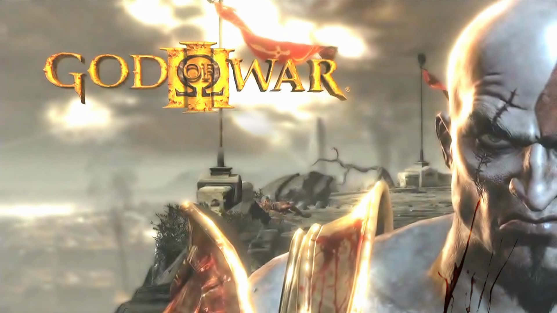 Battle Your Way To Justice In God Of War 3 Background
