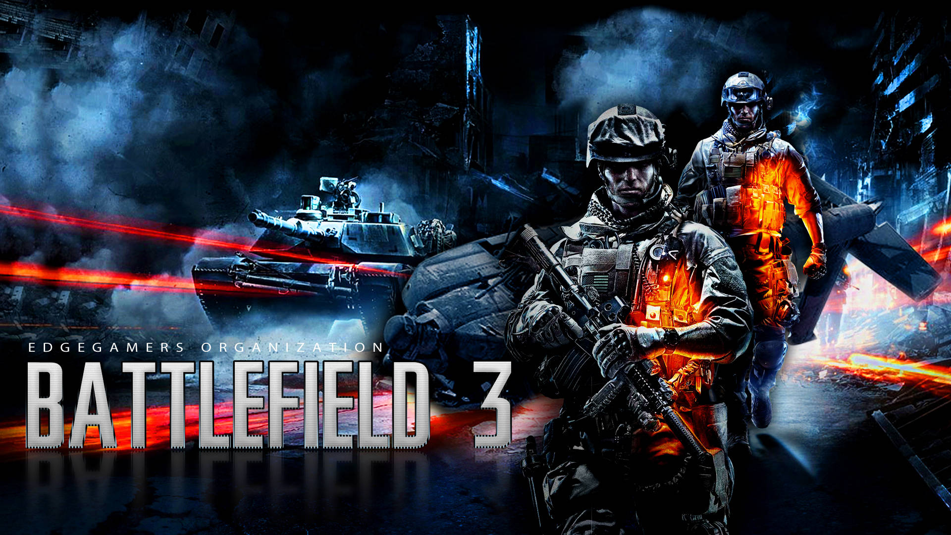 Battlefield 3 Abstract Poster Background