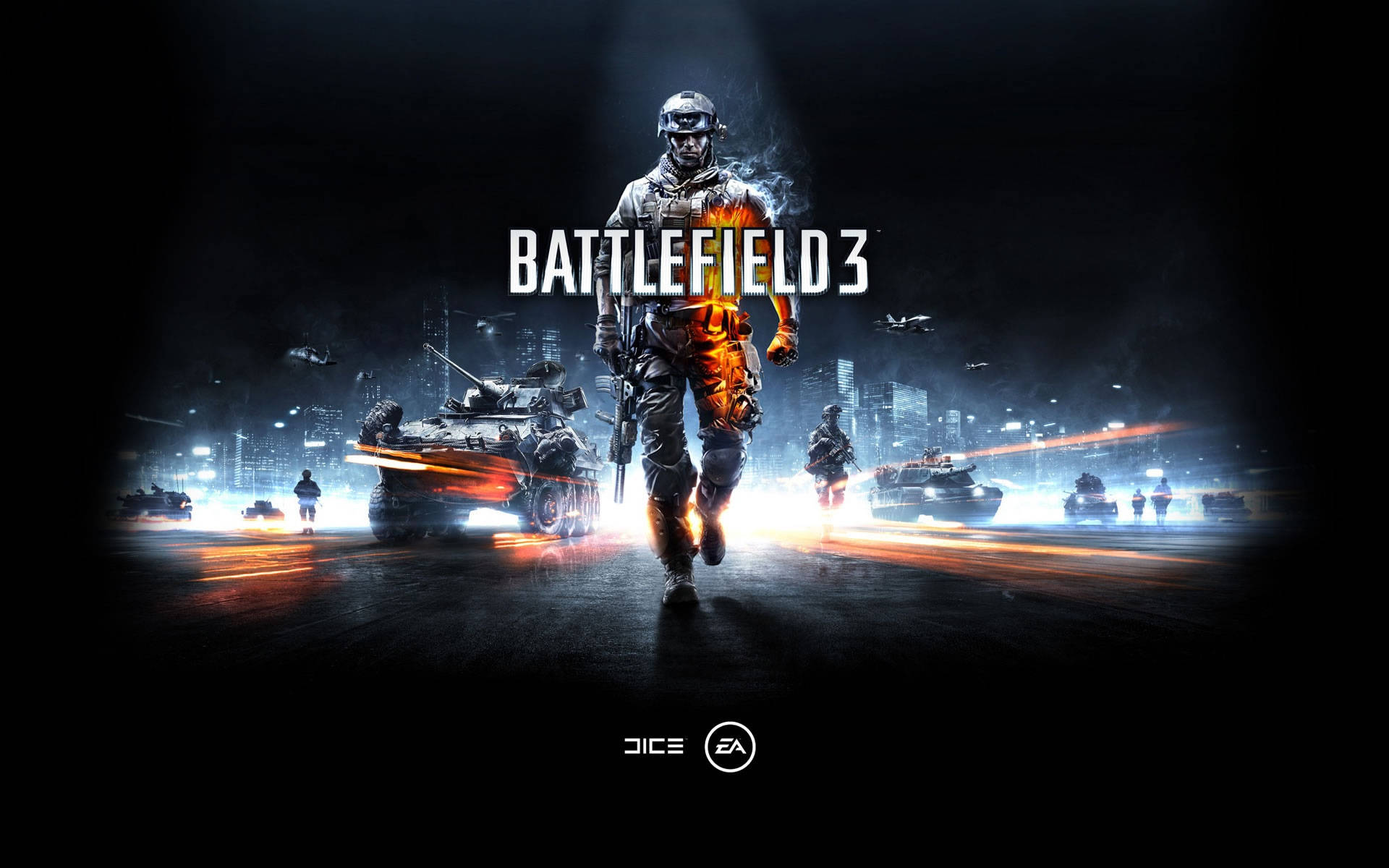Battlefield 3 Gaming Poster Background