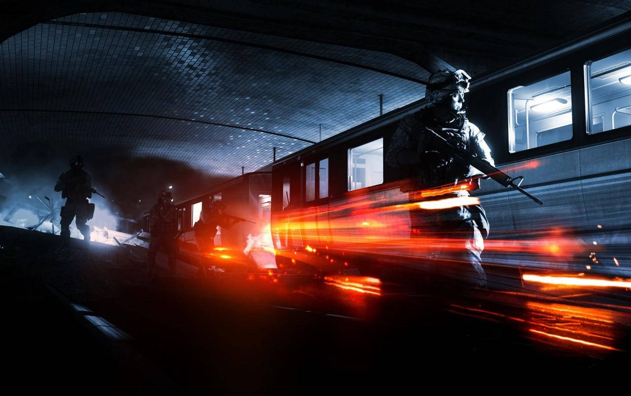Battlefield 3 Metro Scene Background