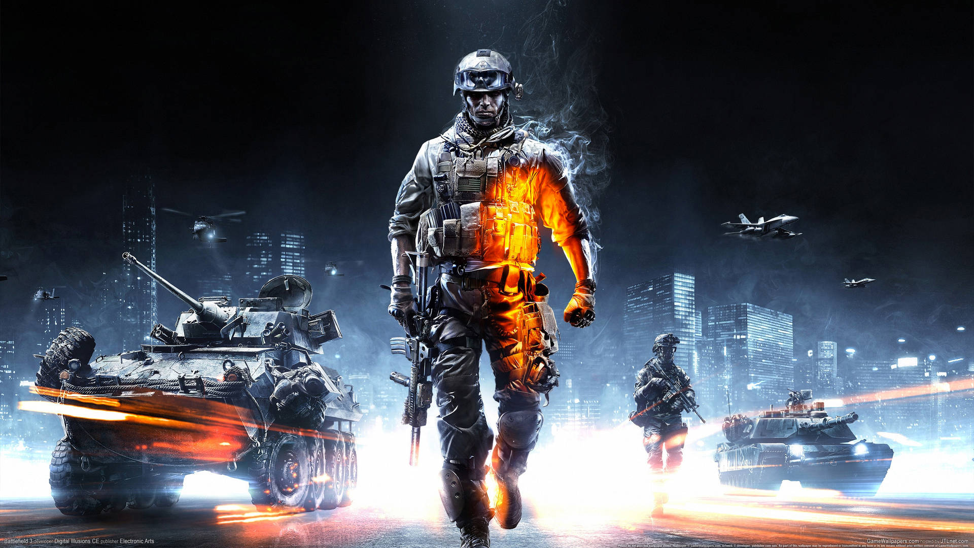 Battlefield 3 Video Game Background