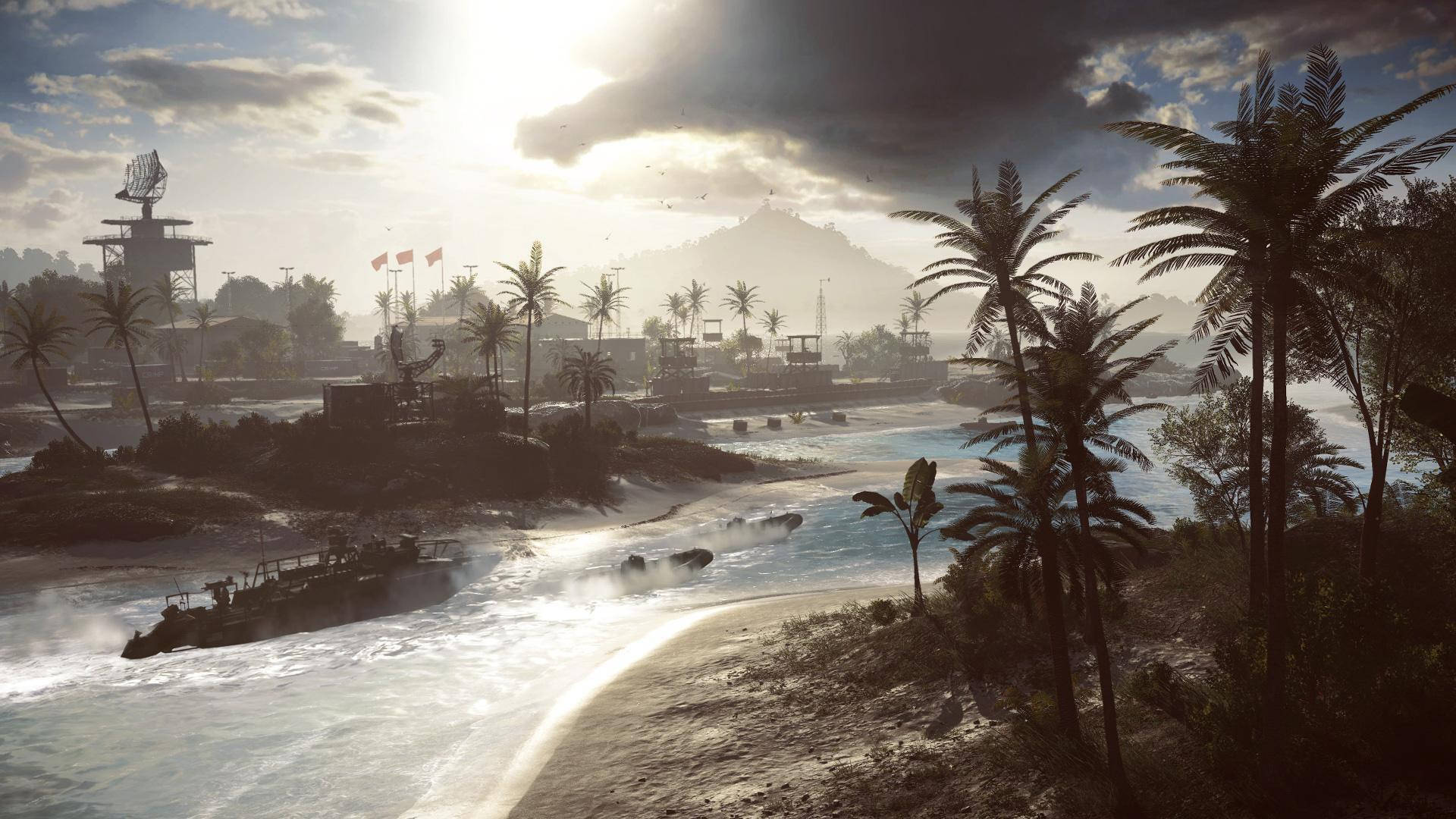 Battlefield 4 City Beach Landscape Background