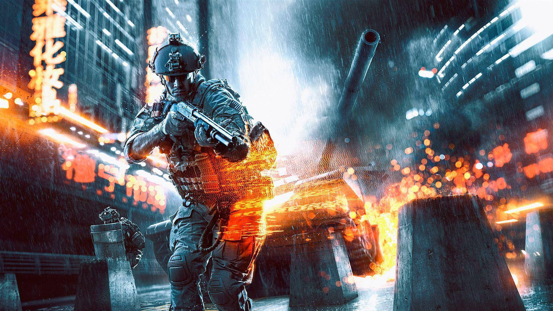 Battlefield 4 City Dragons Teeth Background