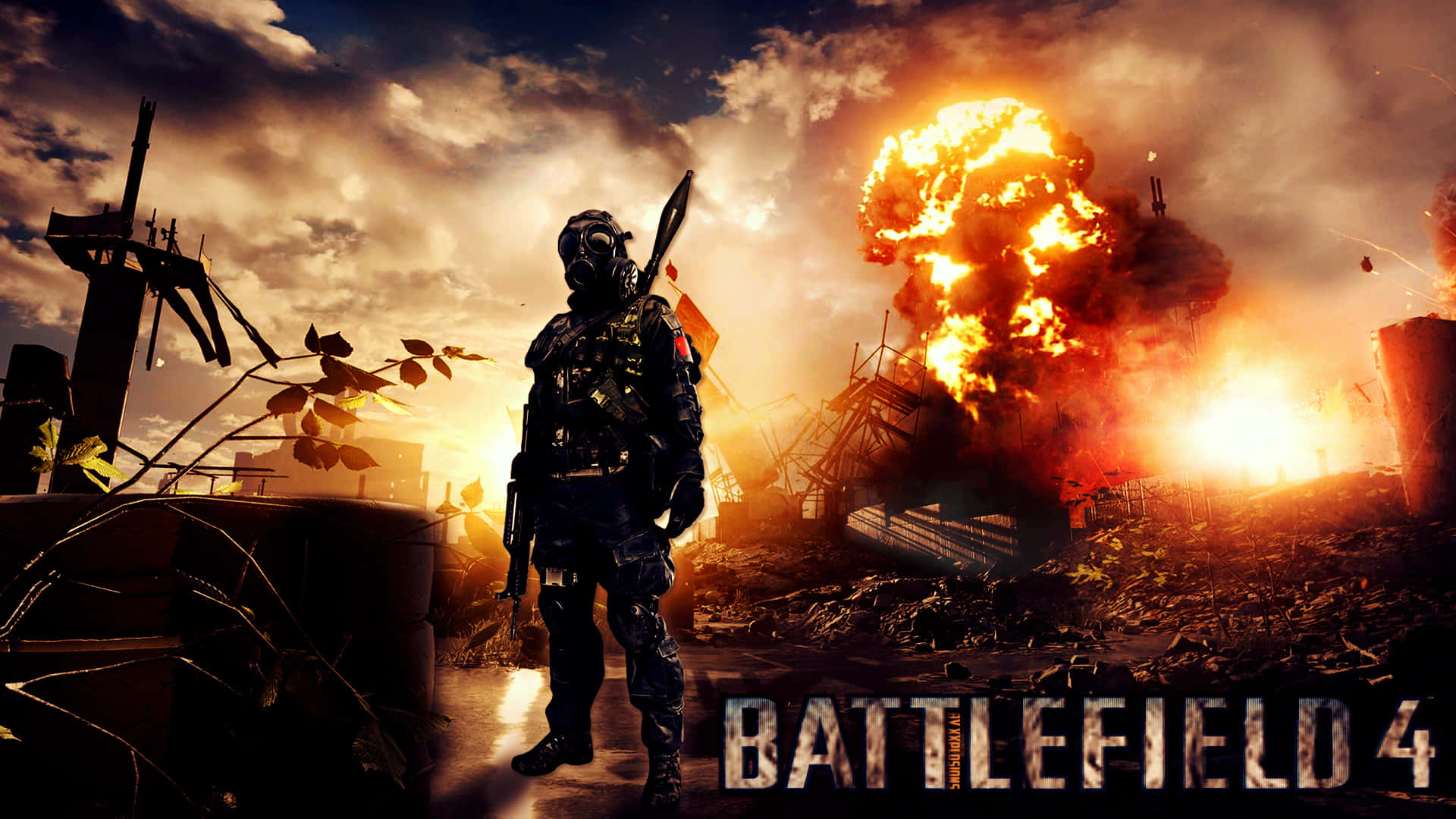 Battlefield 4 Desktop War Zone Background