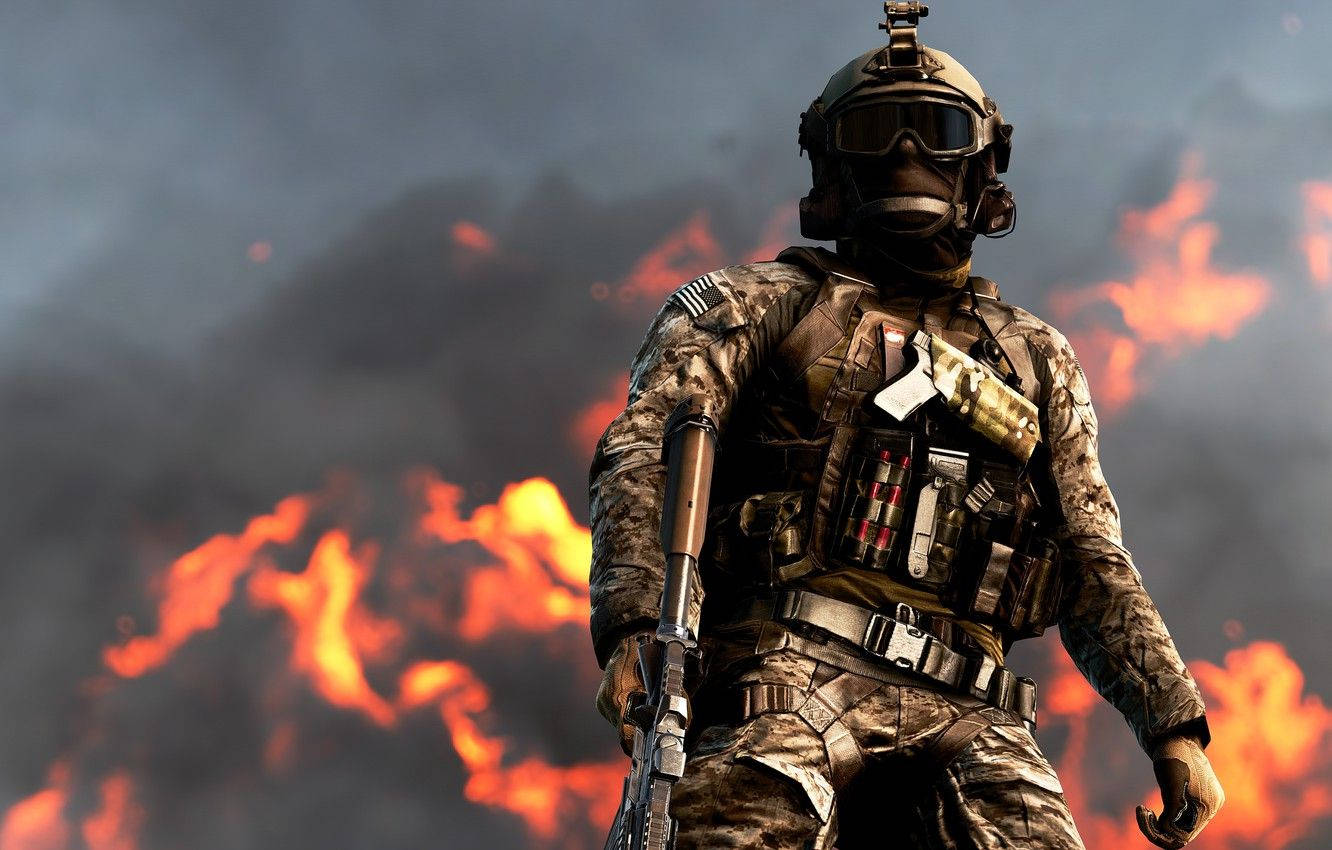 Battlefield 4 Explosion Scene Background