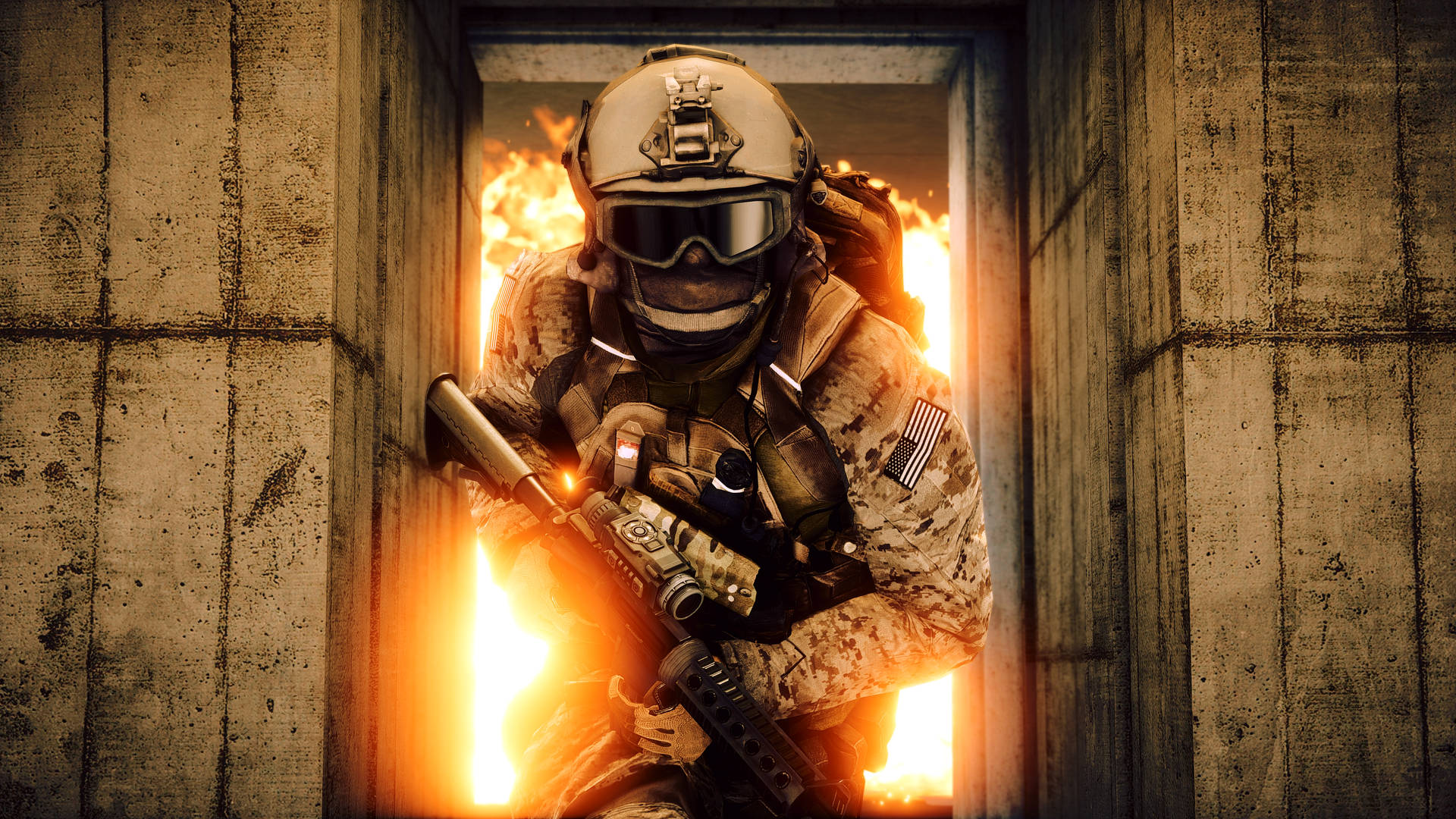 Battlefield 4 Us Soldier Background
