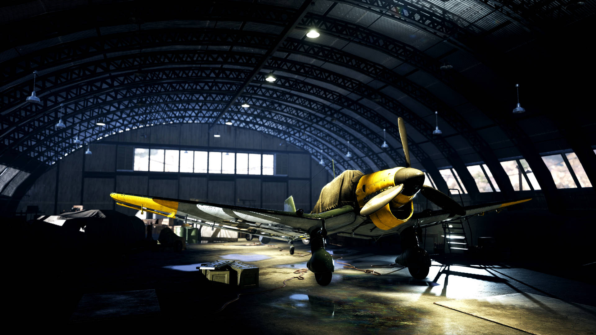Battlefield 5 4k Plane In Hangar