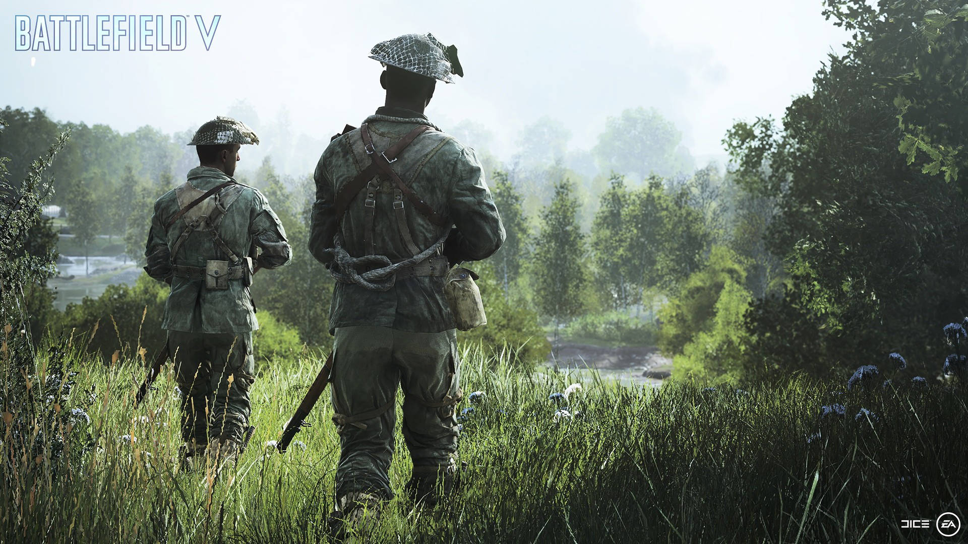 Battlefield 5 4k Soldiers On Forest