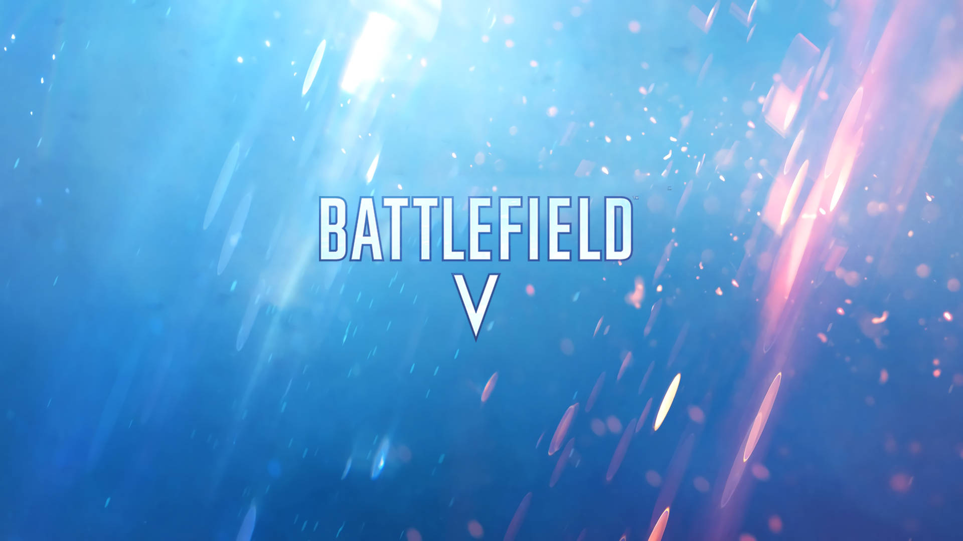 Battlefield 5 4k Title Logo Bokeh Lights