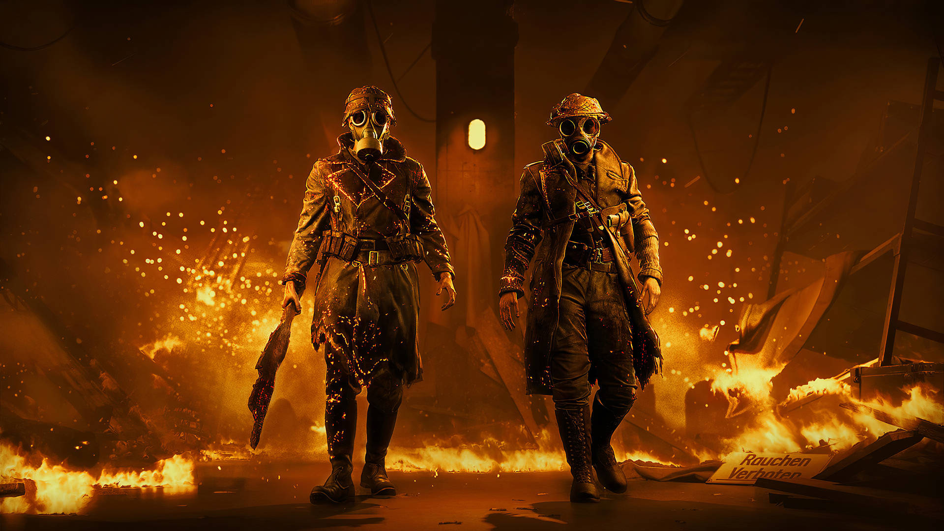Battlefield 5 4k Walk Out Burning Room