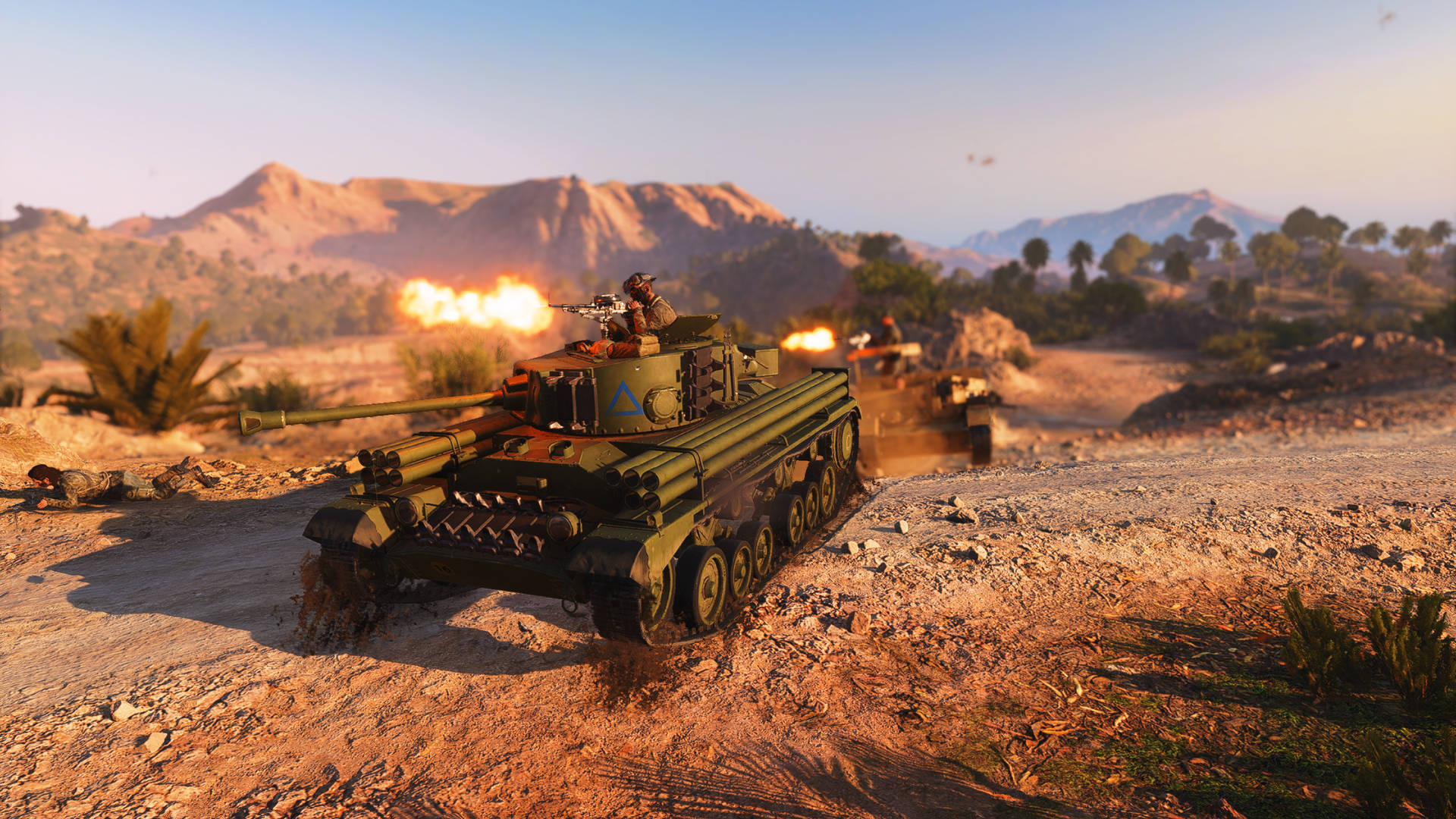 Battlefield 5 Desert Tanks