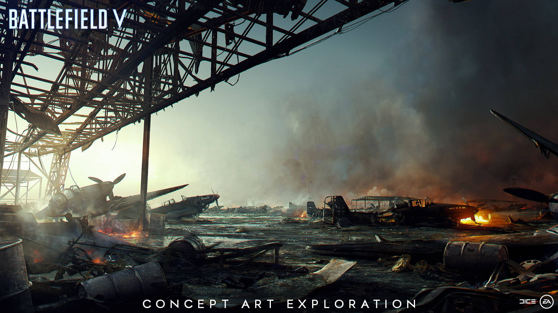 Battlefield 5 Devastation Background