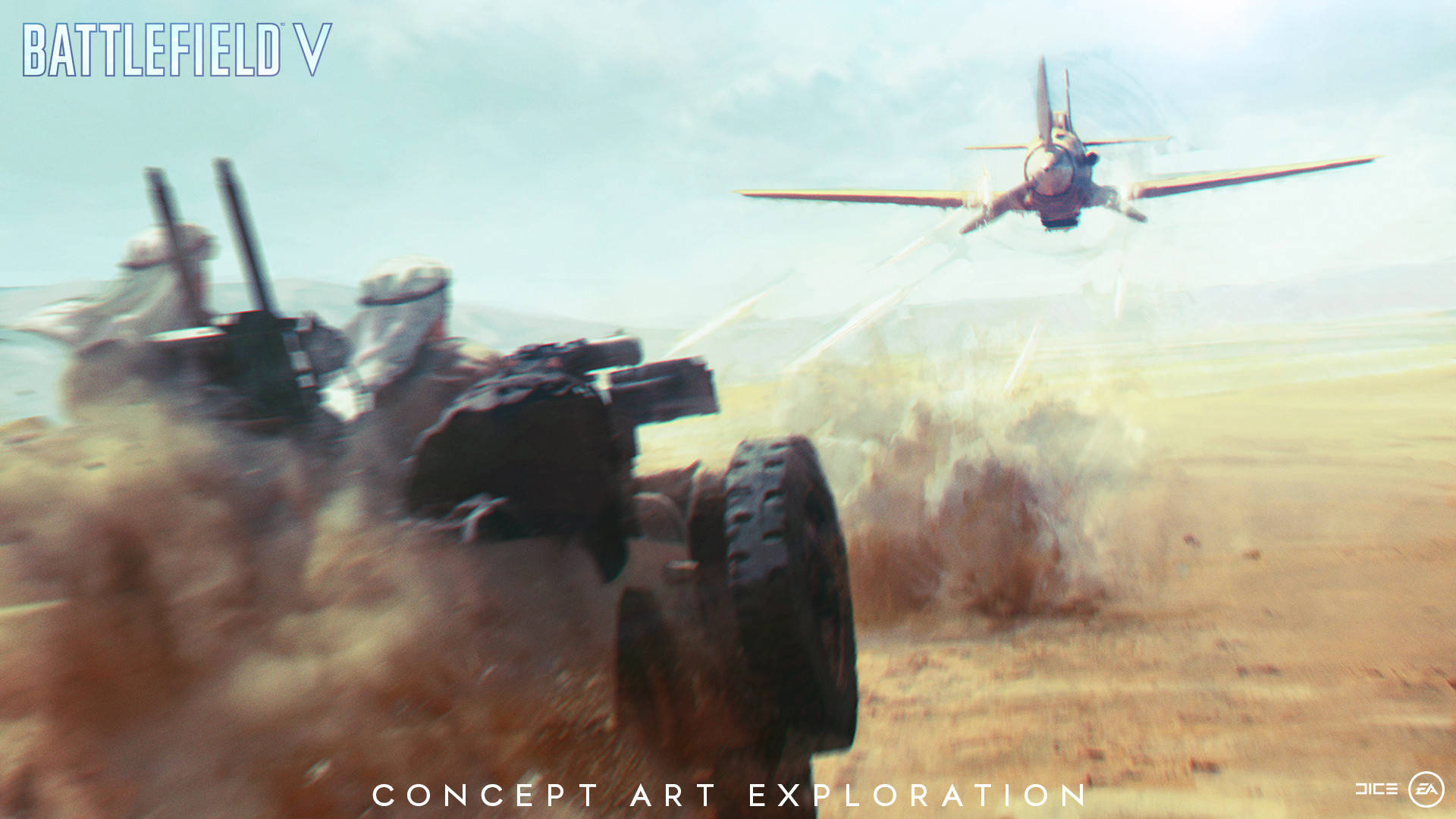 Battlefield 5 Tanks And Planes Background