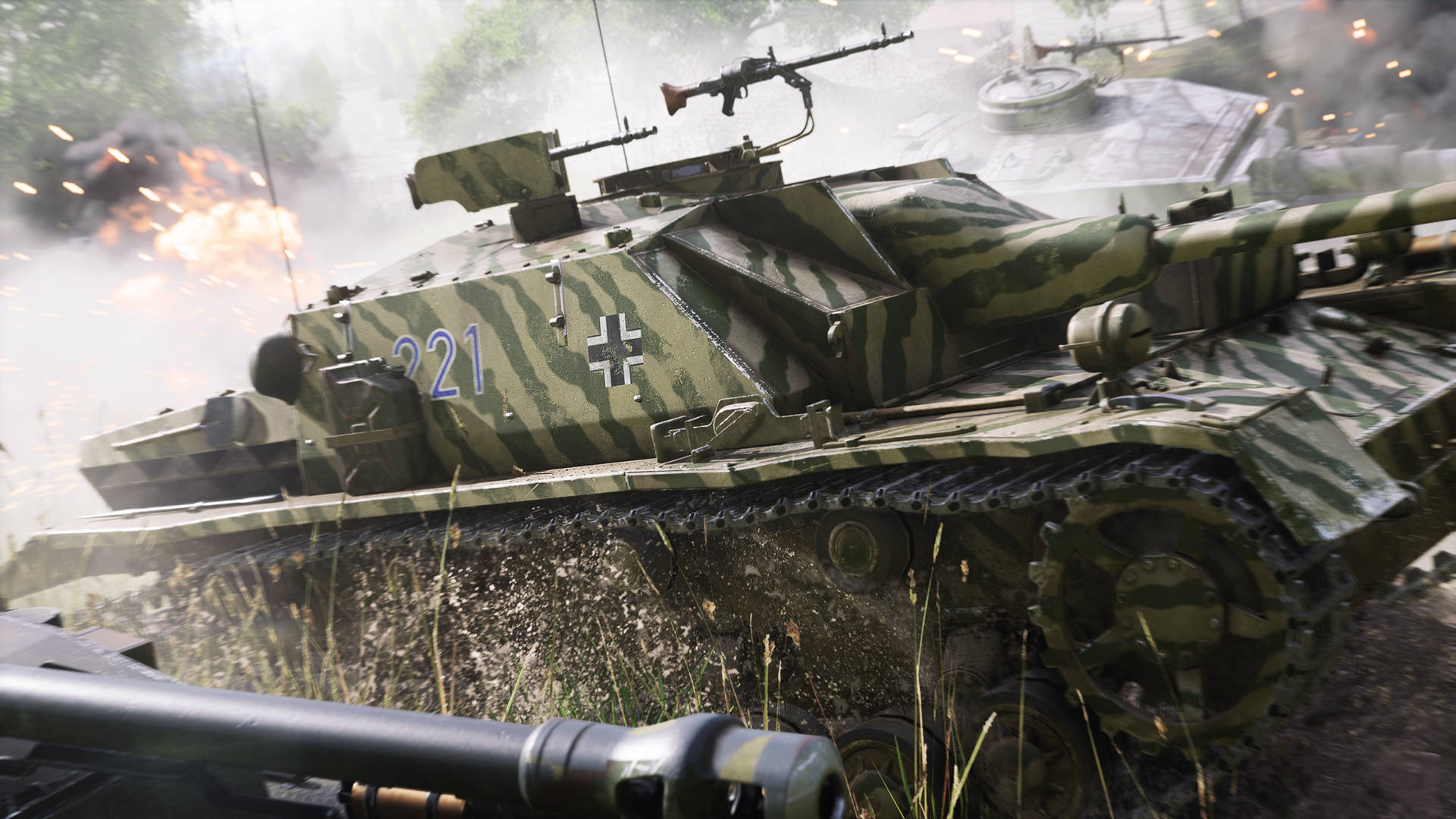 Battlefield 5 Tiger Stripe Tanks