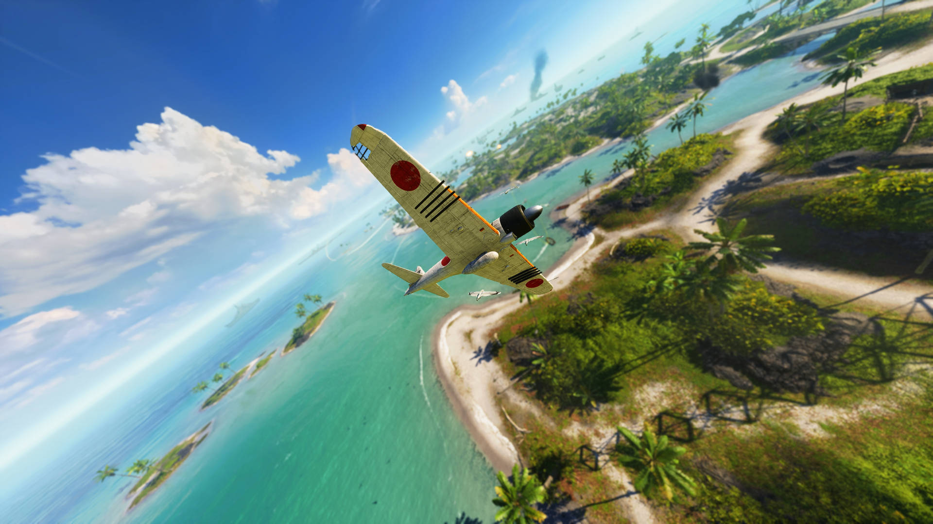 Battlefield 5 Tropical Fighter Plane