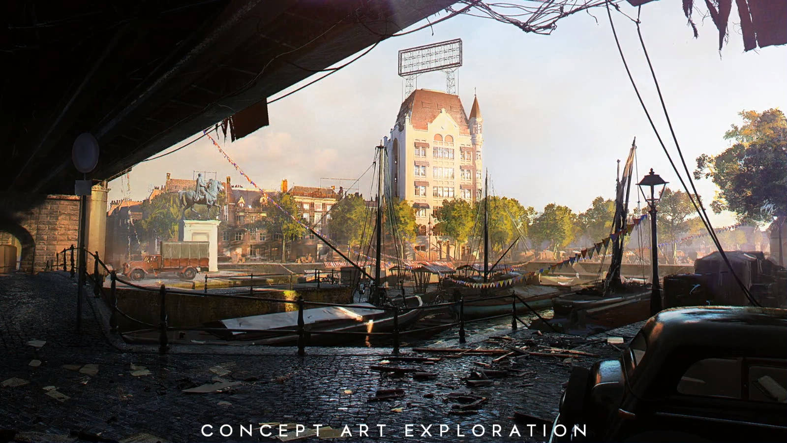Battlefield 5 Urban Terrain Background