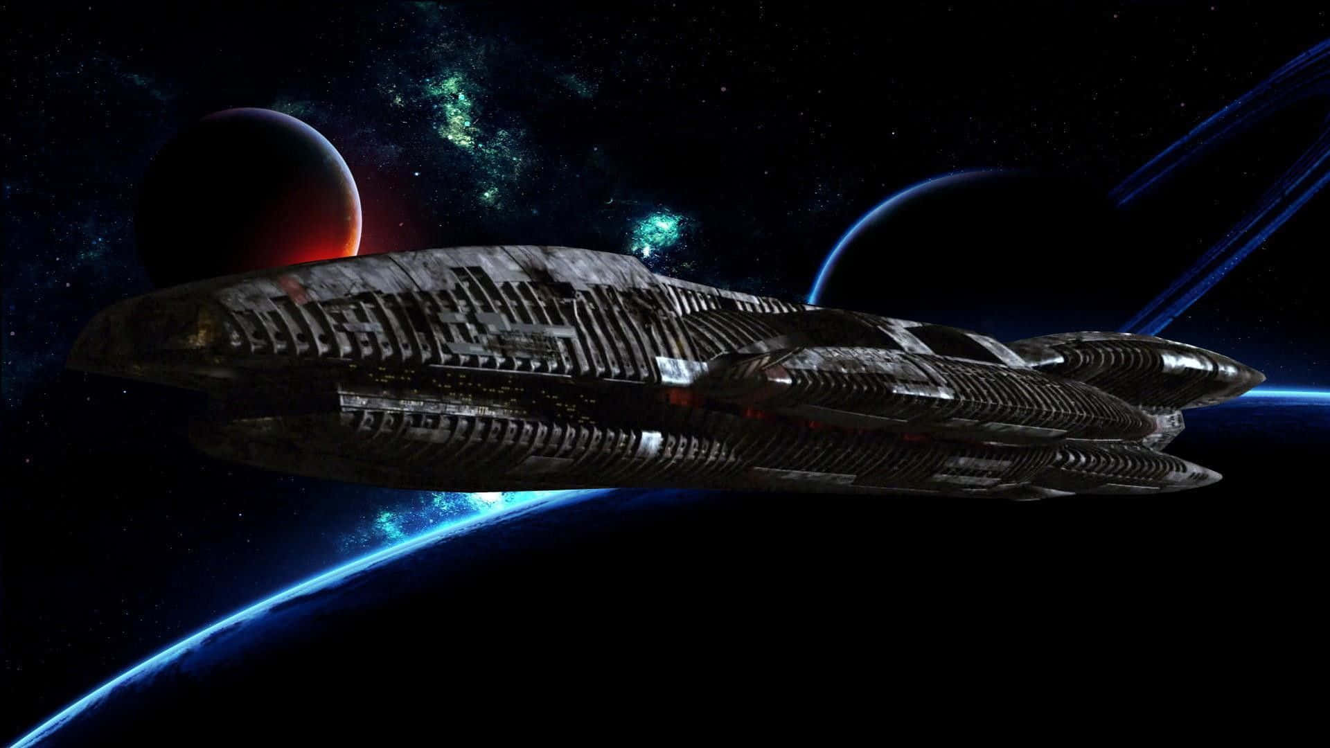 Battlestar Galactica Black Spaceship