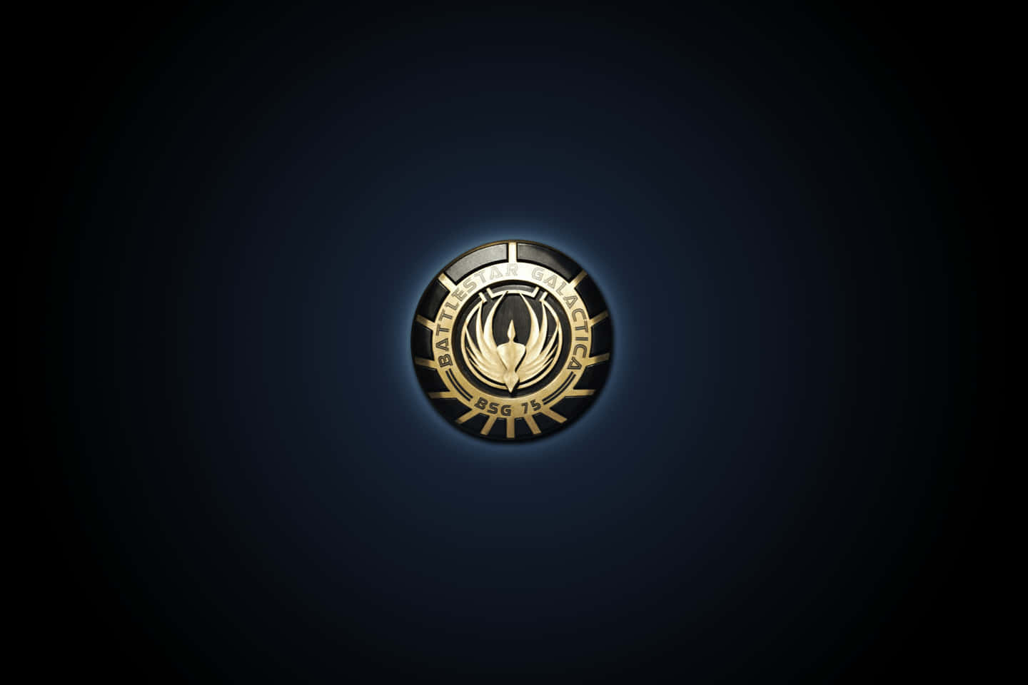 Battlestar Galactica Emblem Black