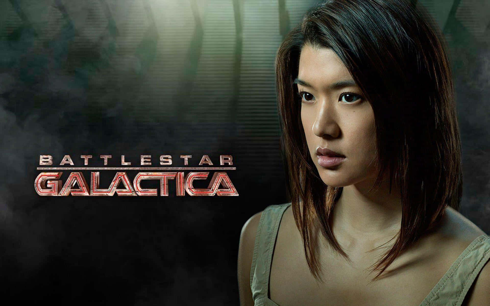 Battlestar Galactica Poster Sharon Valerii Background