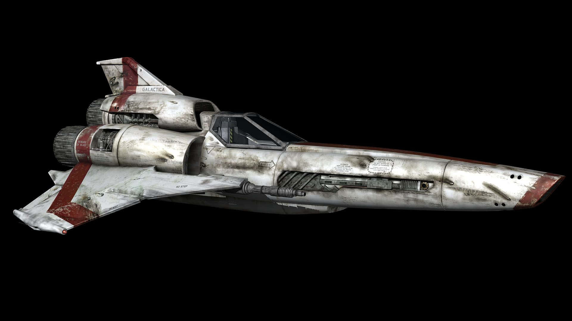 Battlestar Galactica White Viper Mark Ii