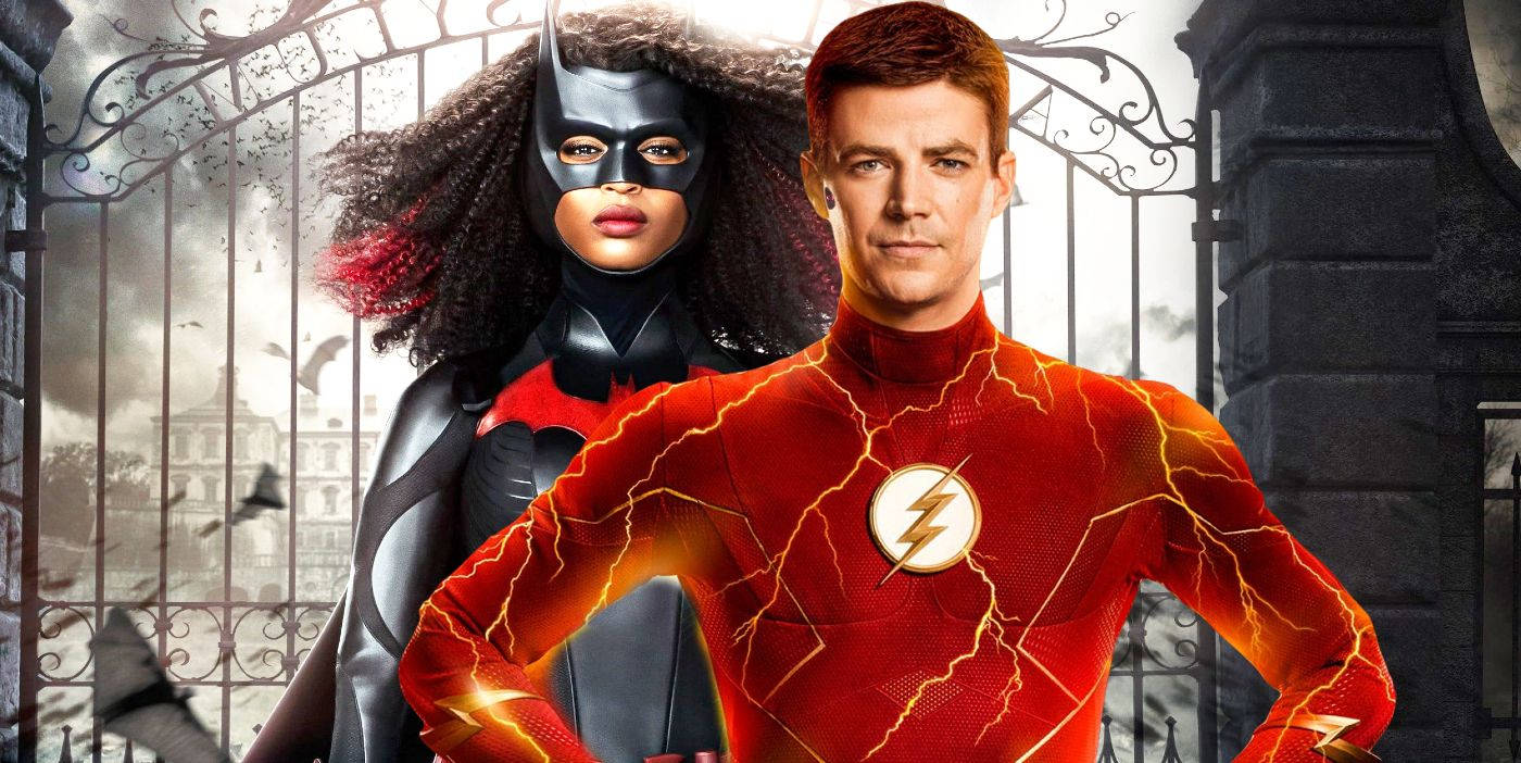 Batwoman And The Flash: Speeding Superheroes Background