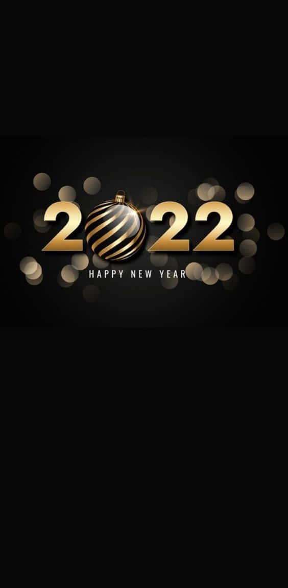 Bauble New Year 2022 Background