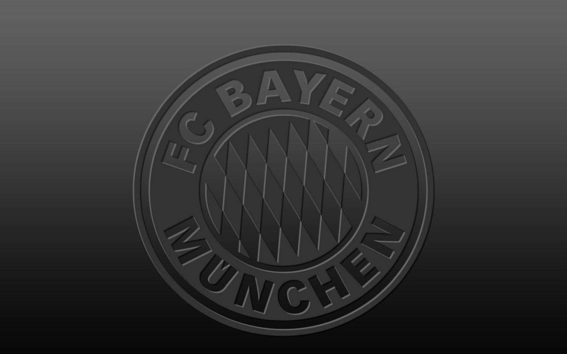 Bayern Munich Dark Gray Logo Background