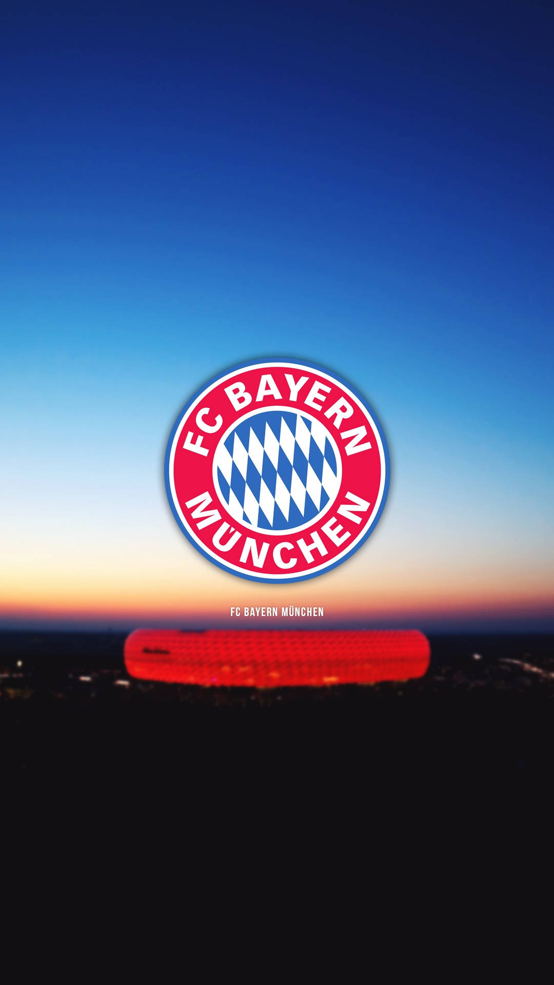 Bayern Munich Logo With Allianz Background