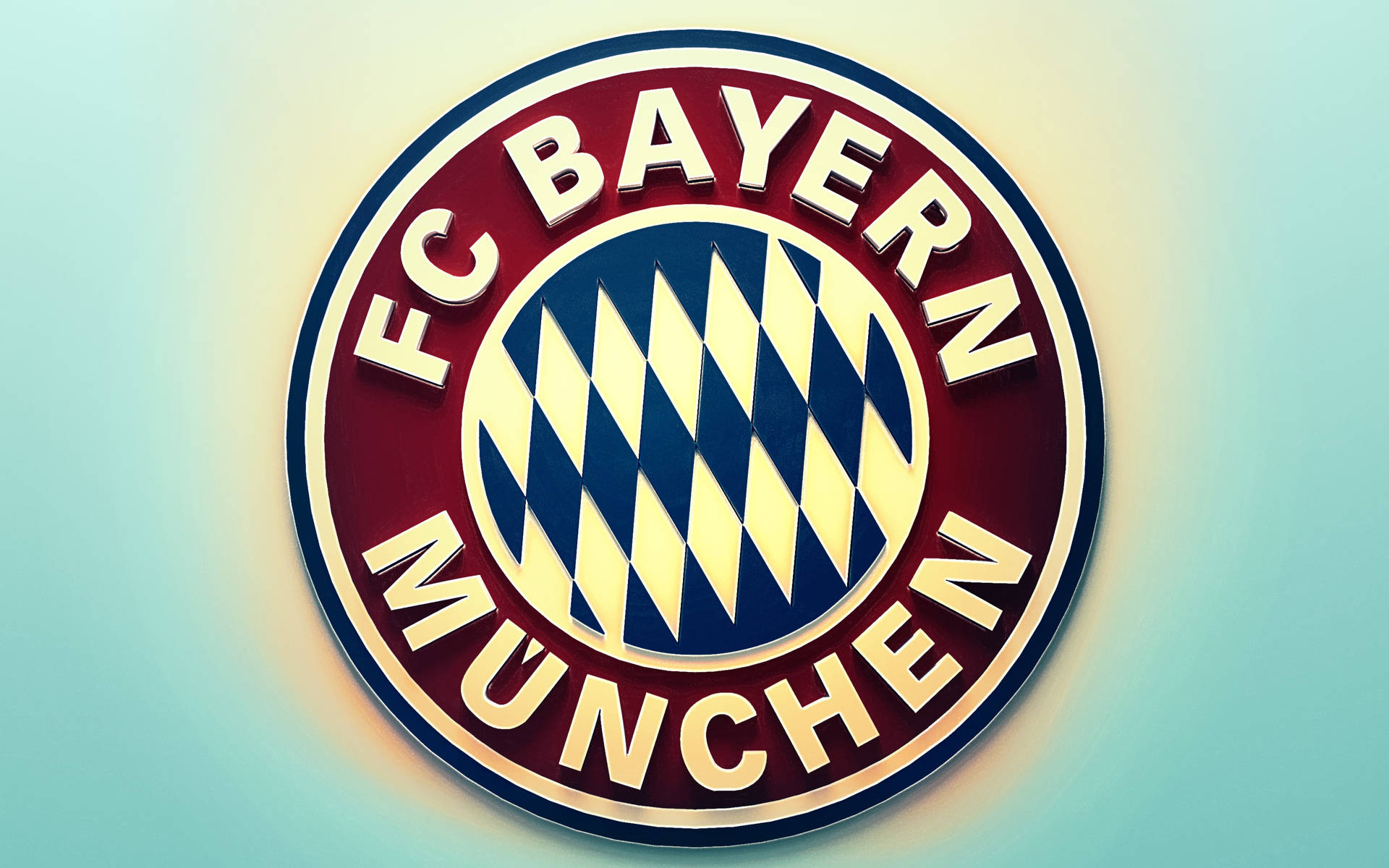 Bayern Munich Luminous Blue Logo Background