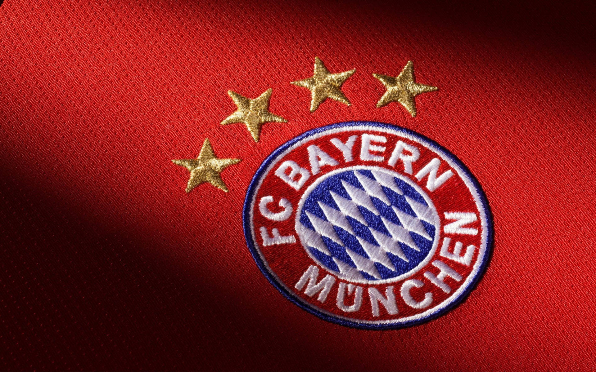 Bayern Munich Red Logo Patch Background