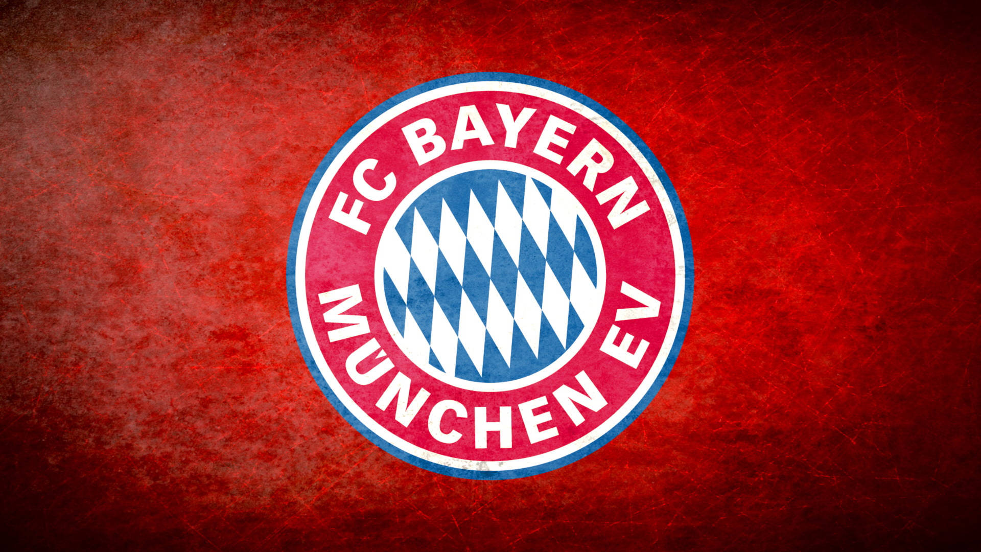 Bayern Munich Red Metal Logo Background