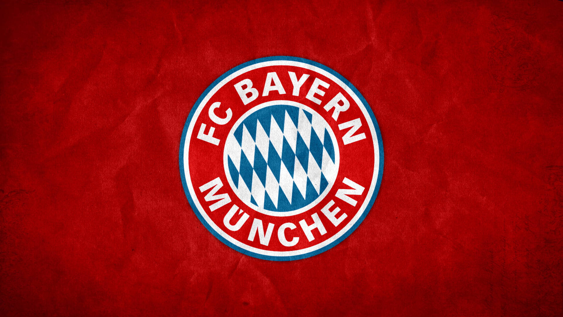 Bayern Munich Red Paper Logo Background