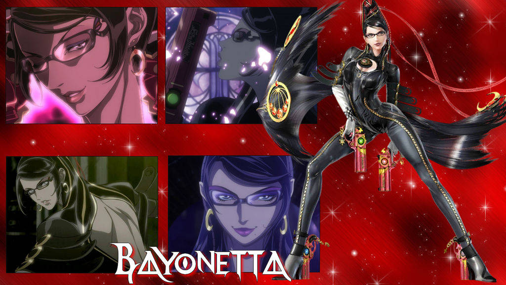 Bayonatte Red Collage Background