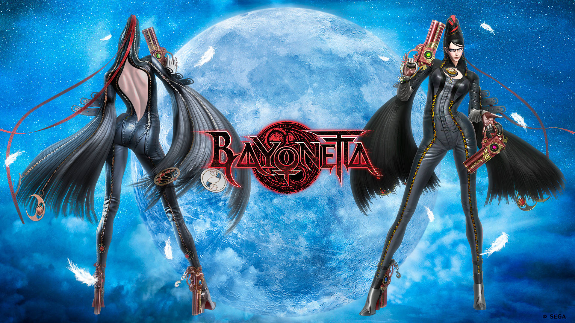 Bayonetta Front And Back Background