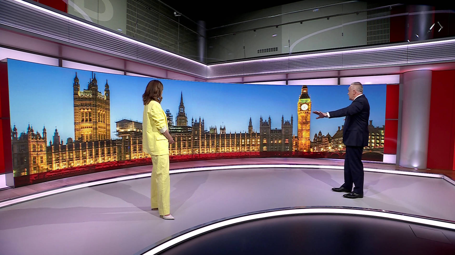 Bbc News At One Studio Background