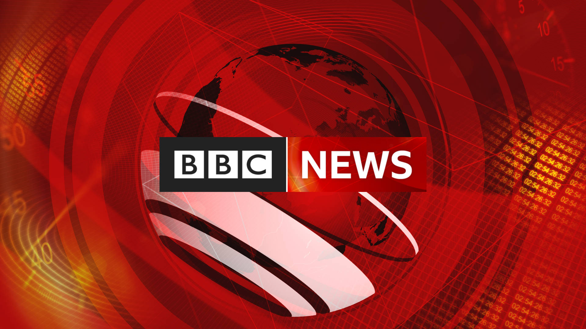 Bbc News Red Globe Background