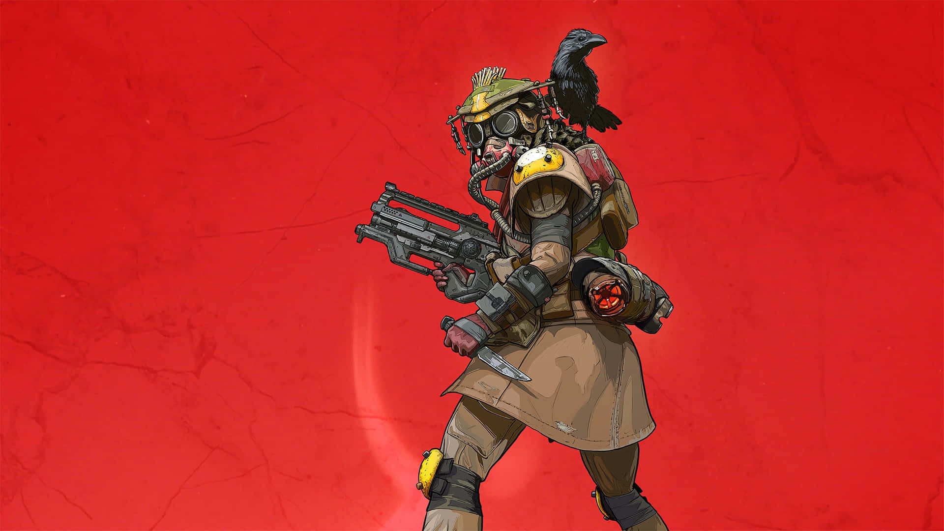 Be A Champion With Bloodhound In Apex Legends Background