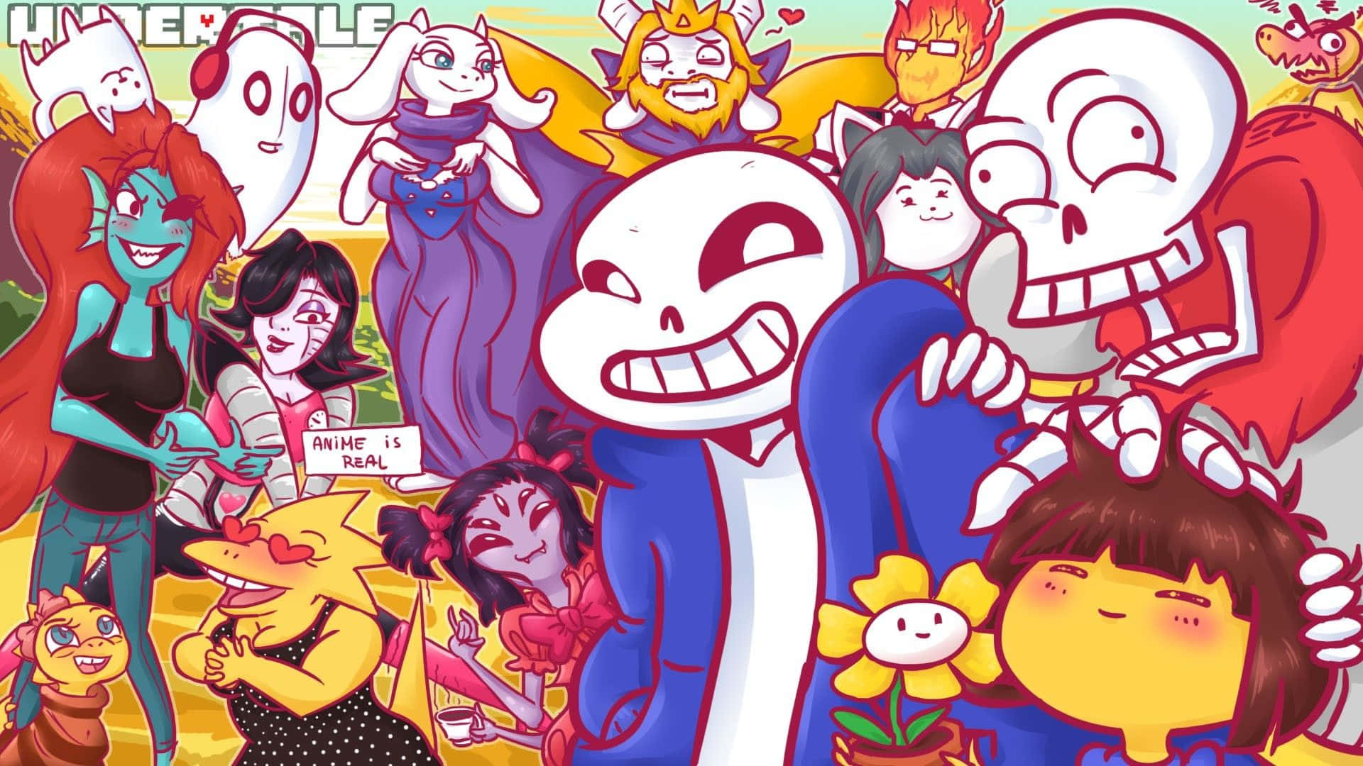 Be A Part Of The Undertale Desktop Experience Background
