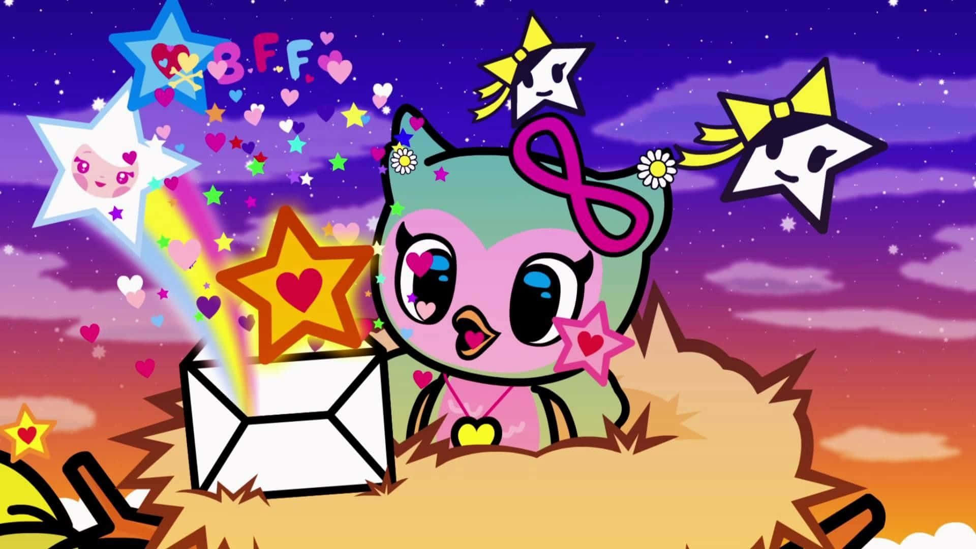 Be Amazed By The Vibrant Color Scheme Of The Tokidoki Artwork! Background