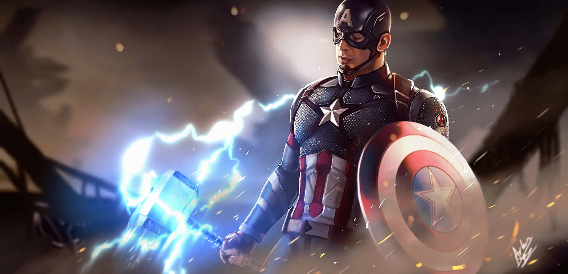 Be As Cool As Captain America Background
