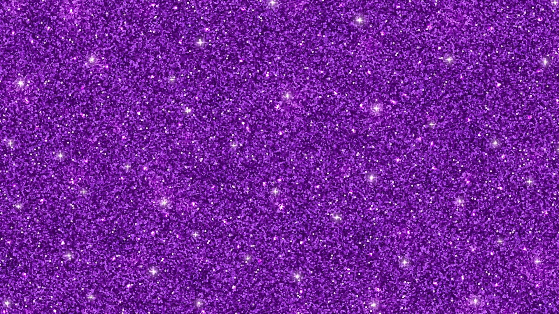 Be Bold And Shimmer With Purple Glitter Background