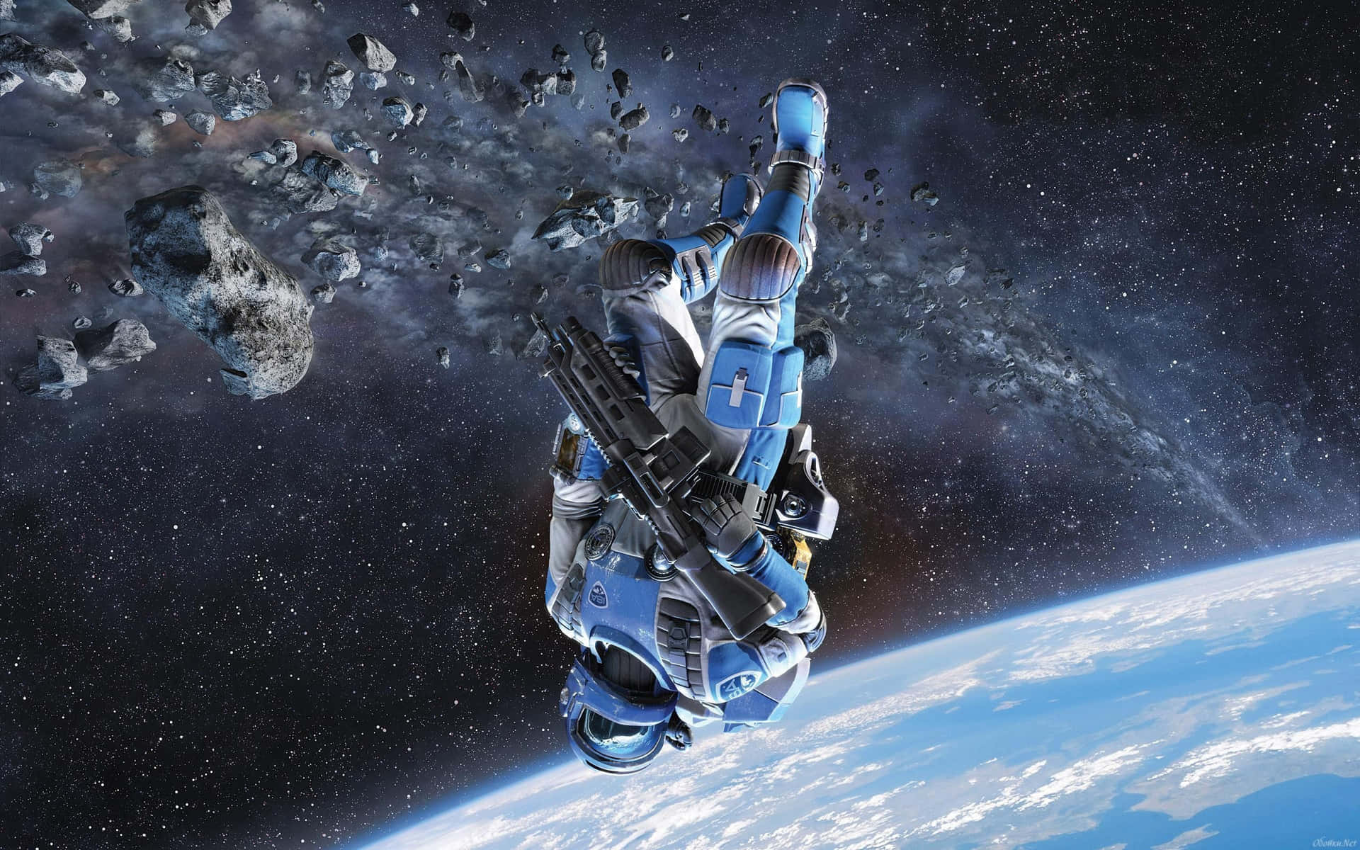 Be Brave And Enjoy The Beauty Of Outer Space Background